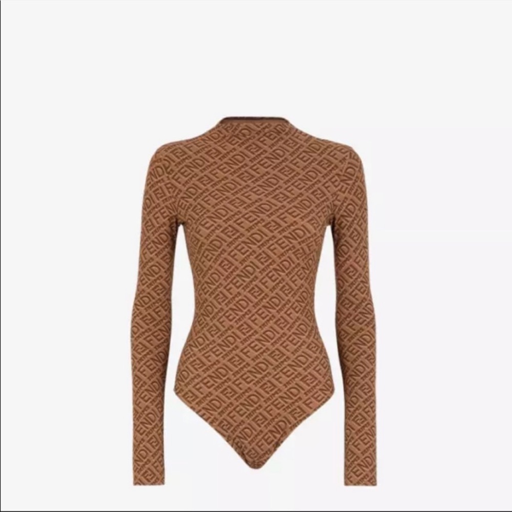 FENDI x SKIMS bodysuit mock neck